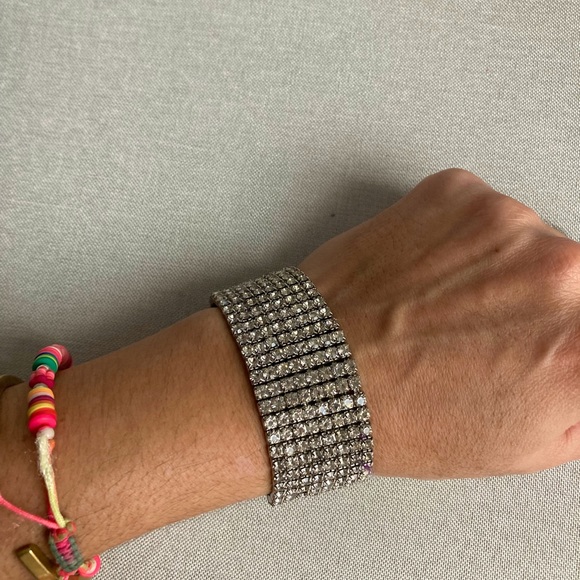 Rhinestone elastic bracelet - Picture 8 of 10